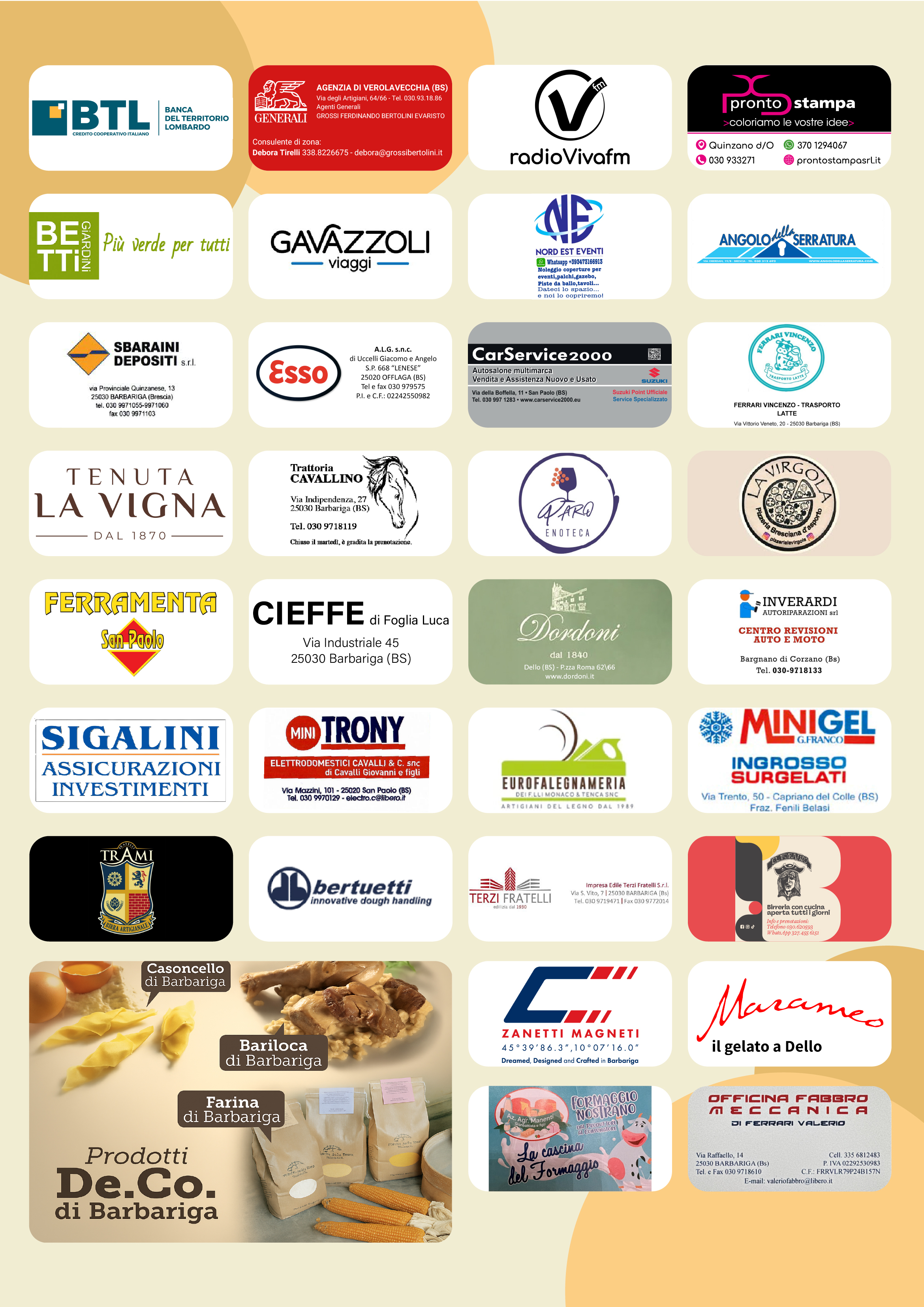 sponsor Fiera  Cansoncello Barbariga 2026
